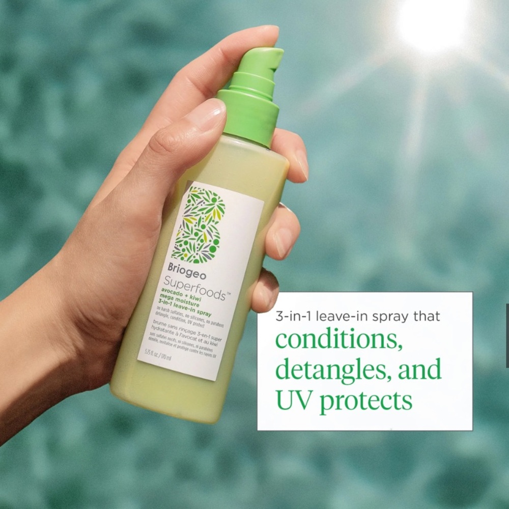 💔 Briogeo Superfoods Avocado + Kiwi Mega Moisture 3-in-1 Leave-in Spray